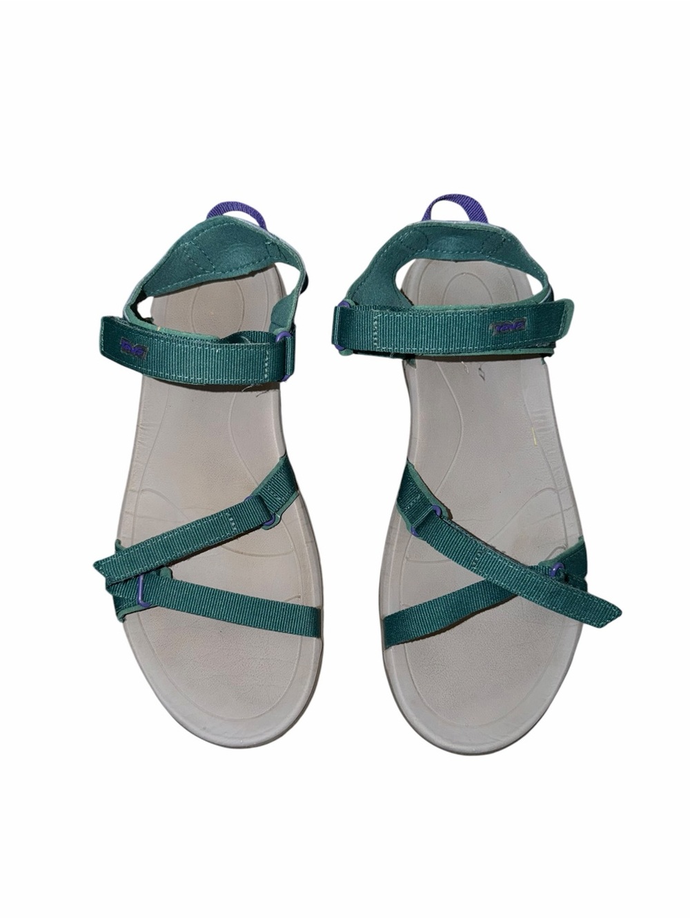 Teva Verra Women’s Sandals Size 10 Teal Purple Sport Hiking Water Shoes